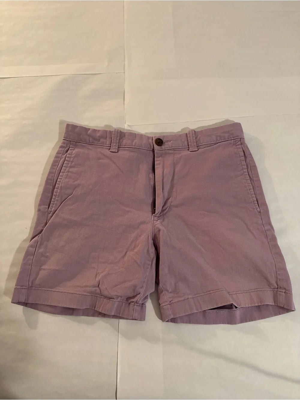 J. Crew Men's Lavender Flat Front Shorts